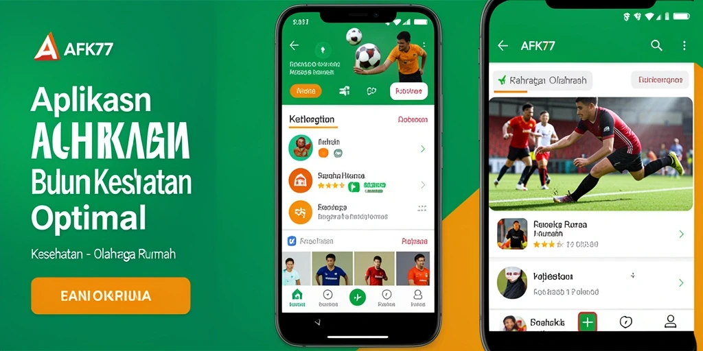 Tampilan antarmuka aplikasi AFK77 yang menarik dan mudah digunakan.